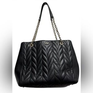Black Quilted Women's shoulder Bag